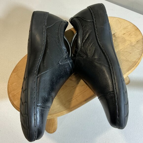 Clarks Black Leather Flats women’s size 12 - Picture 5 of 15